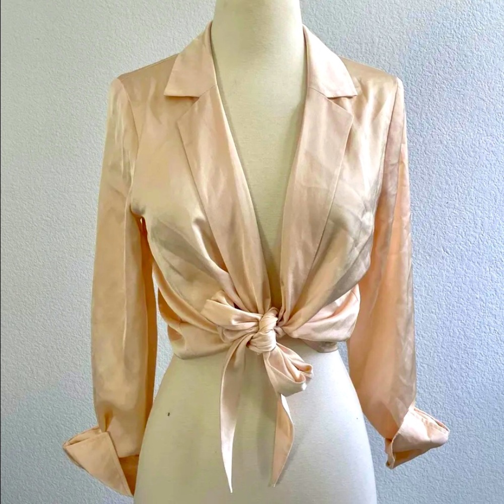 Kensie Silk Wrap Top